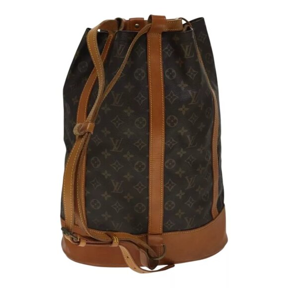 LOUIS VUITTON Monogram Randonnee GM Shoulder Bag M42244 LV Auth